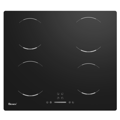 4 καυστήρες Ηλεκτρική κουζίνα 220V-240V 24 ιντσών Ενσωματωμένη κουζίνα επαγωγής 6400W